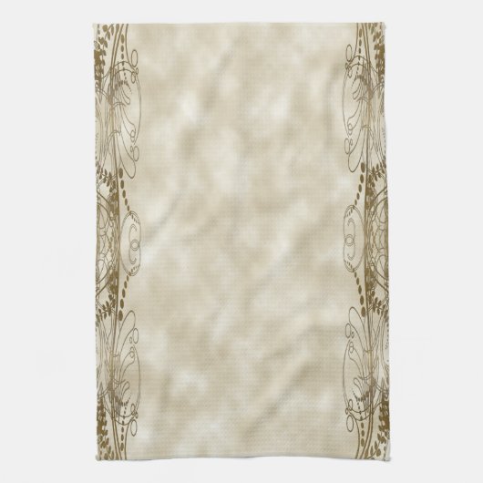 Goldene Säulen Handtuch (Vertikal)