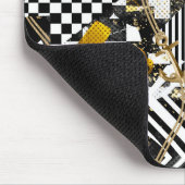 Goldene Schachfiguren - Hey, was siehst du dir an? Mousepad (Ecke)