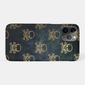 Goldene Schädel Case-Mate iPhone Hülle (Rückseite (Horizontal))