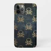Goldene Schädel Case-Mate iPhone Hülle (Rückseite)