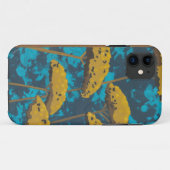 Goldene Schafgarbe-Garten mit blauem Hintergrund Case-Mate iPhone Hülle (Rückseite (Horizontal))