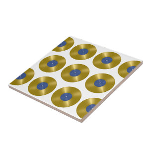Goldene Schallplatten-Album Fliese