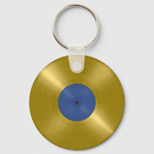 Goldene Schallplatten-Album Schlüsselanhänger