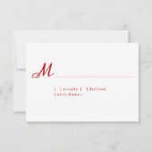 GOLDENE SCHALTFLÄDEN WEDD RSVP-Karte RSVP Karte (Rückseite)