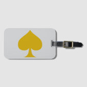 Goldene Schaufel  Gepäckanhänger (Vorderseite (Horizontal))
