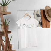 Goldene Schere Rosa Friseursalon T-Shirt