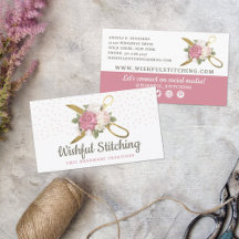 Goldene Schere Shabby Floral Social Media