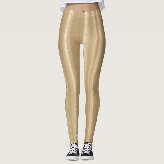 Goldene Schimmer Leggings (Vorderseite)
