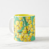 Goldene Schlacht - Symbol Australiens Zweifarbige Tasse (Vorderseite Links)