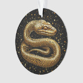 Goldene Schlange Ornament (Vorderseite)