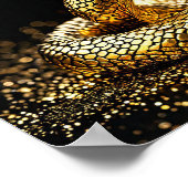 Goldene Schlange Poster (Ecke)