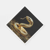 Goldene Schlange Serviette (Ecke)