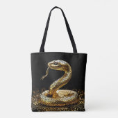 Goldene Schlange Tasche (Rückseite)