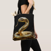 Goldene Schlange Tasche (Von Nahem)