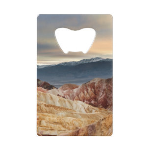 Goldene Schlucht am Sonnenuntergang Kreditkartenflaschenöffner