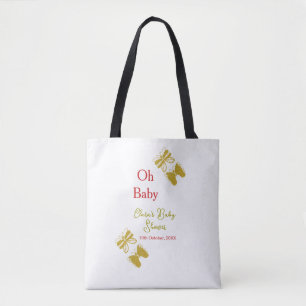 Goldene Schmetterling Rote Babydusche - Baby moder Tasche