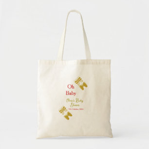 Goldene Schmetterling Rote Babydusche - Baby moder Tragetasche