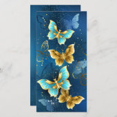 Goldene Schmetterlinge Ankündigung (Vorne/Hinten)