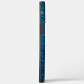 Goldene Schmetterlinge auf blauem Hintergrund Case-Mate iPhone Hülle (Rückseite / Rechts)