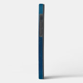 Goldene Schmetterlinge auf blauem Hintergrund Case-Mate iPhone Hülle (Rückseite / Links)