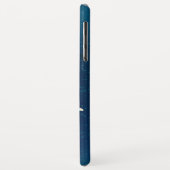 Goldene Schmetterlinge auf blauem Hintergrund Case-Mate iPhone Hülle (Hinten/Links)