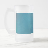 Goldene Schmetterlinge auf blauem Hintergrund Mattglas Bierglas (Links)