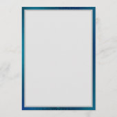 Goldene Schmetterlinge auf blauem Hintergrund Programm (Rückseite)