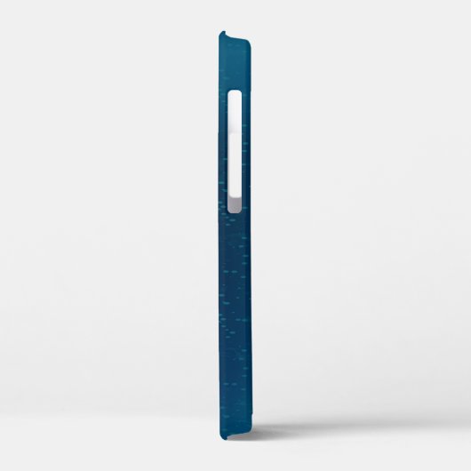 Goldene Schmetterlinge auf einem blauen Hintergrun Case-Mate iPhone Hülle (Rückseite / Links)