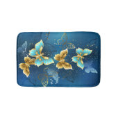 Goldene Schmetterlinge Badematte (Vorderseite)