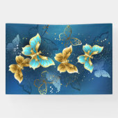Goldene Schmetterlinge Banner (Horizontal)