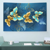 Goldene Schmetterlinge Banner (Messe)