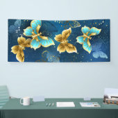 Goldene Schmetterlinge Banner (Messe)