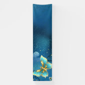 Goldene Schmetterlinge Banner (Vertikal)