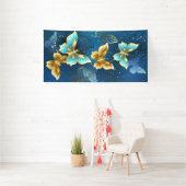 Goldene Schmetterlinge Banner (Insitu)