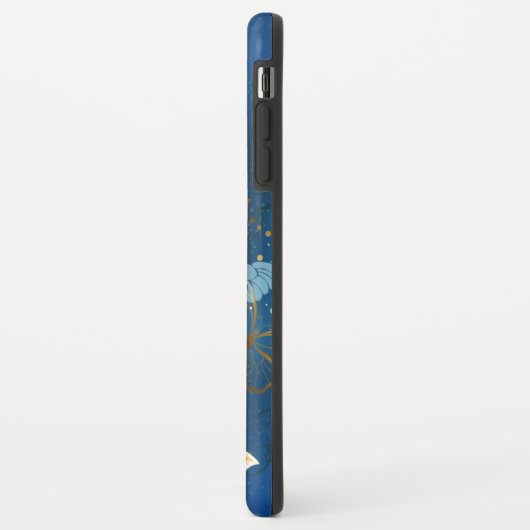 Goldene Schmetterlinge Case-Mate iPhone Hülle (Hinten/Links)