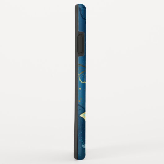 Goldene Schmetterlinge Case-Mate iPhone Hülle (Hinten/Rechts)