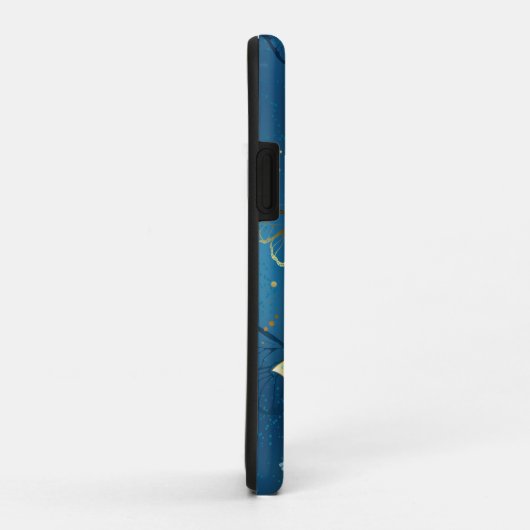 Goldene Schmetterlinge Case-Mate iPhone Hülle (Hinten/Rechts)