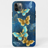 Goldene Schmetterlinge Case-Mate iPhone Hülle (Rückseite)