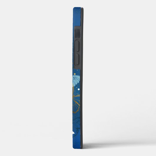 Goldene Schmetterlinge Case-Mate iPhone Hülle (Rückseite / Links)