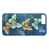 Goldene Schmetterlinge Case-Mate iPhone Hülle (Rückseite (Horizontal))