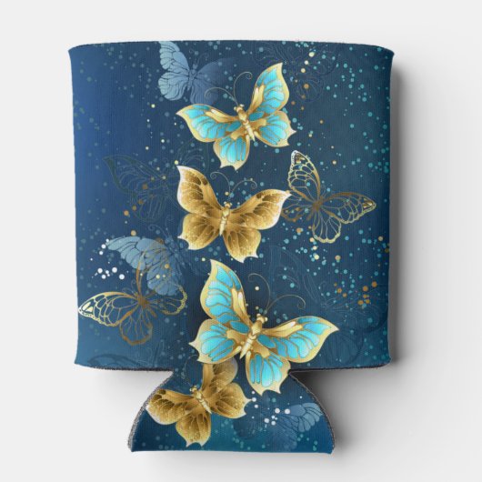 Goldene Schmetterlinge Dosenkühler (Rückseite)