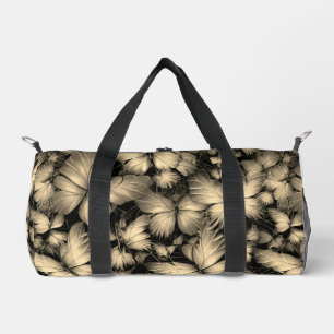 Goldene Schmetterlinge Druck Duffle Bag