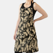 Goldene Schmetterlinge drucken Schürze (InSitu)