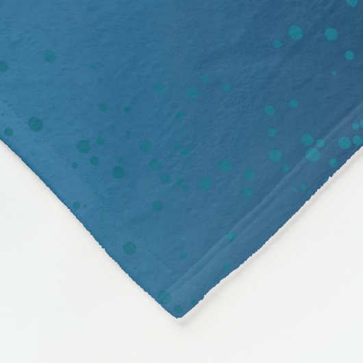 Goldene Schmetterlinge Fleecedecke (Ecke)