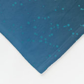 Goldene Schmetterlinge Fleecedecke (Ecke)