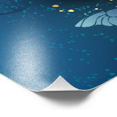 Goldene Schmetterlinge Fotodruck (Ecke)