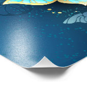 Goldene Schmetterlinge Fotodruck (Ecke)