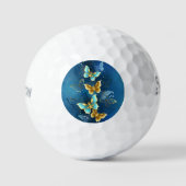 Goldene Schmetterlinge Golfball (Vorderseite)