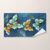 Goldene Schmetterlinge Handtuch (Handtuch)