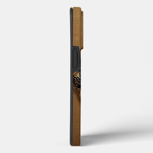 Goldene Schmetterlinge im Verzierten Gerahmten Des Case-Mate iPhone Hülle (Rückseite / Rechts)